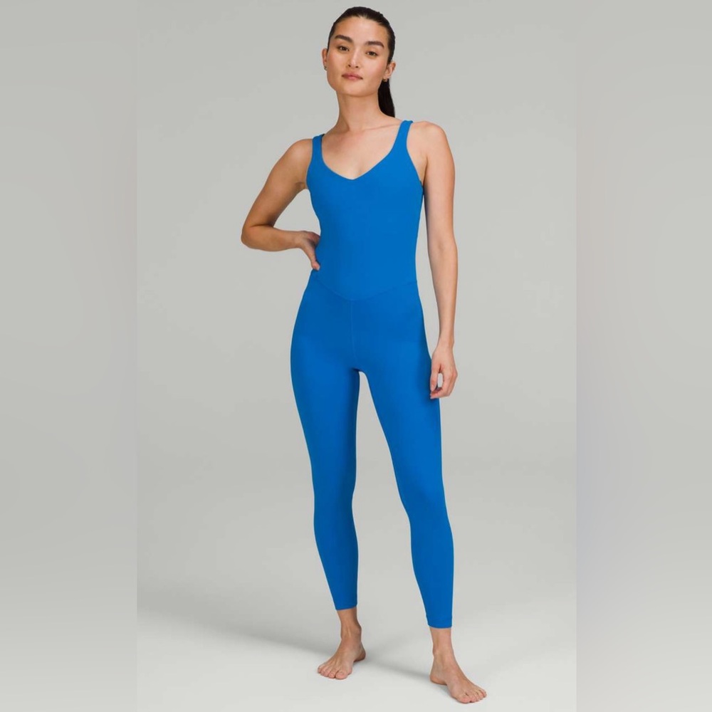 Lululemon Align Bodysuit 25" Poolside 10